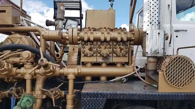 USED 1980 MACK DM600 TWIN STEER HEAVY DUTY OILFIELD PUMP / KILL TRUCK