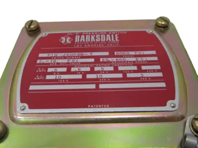 NEW BARKSDALE P1H-J600SS-T PRESSURE SWITCH P1HJ600SST