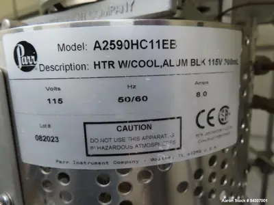 Parr 4561 Mini Reactor System 300mL 350°C 3000 PSI Used Laboratory Reactor