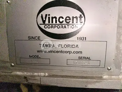 USED VINCENT CORP FF-6 DEWATERING PRESS