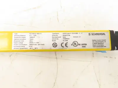 Schmersal SLC440-ER1850-14-01 Safety Light Curtain Transmitter & Receiver Set