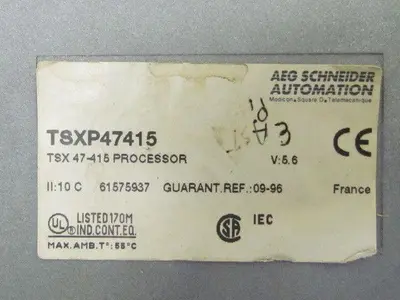 AEG Schneider Telemecanique TSX 47-415 Processor TSX P47 415 TSXP47415 TSX 47 40