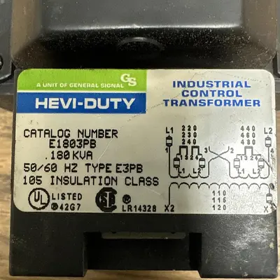 Used GENERAL E1803PB Miscellaneous Equipment (Electrical & Power) Ohio US | Surplus Asset Holdings #1210017