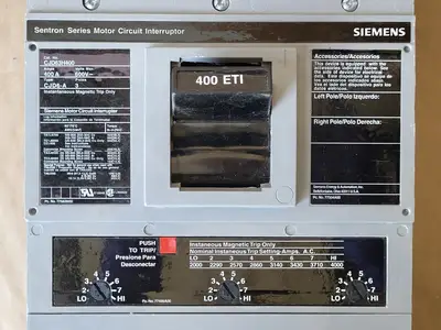 New | in-Stock SIEMENS CJD63H400 Switchgears British Columbia CA | Lenmark #239240