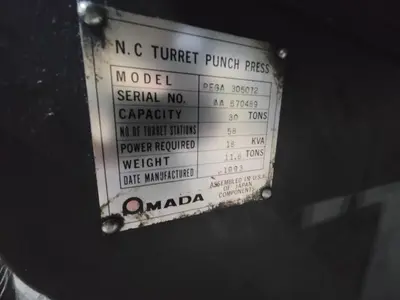1993 AMADA PEGA 305072 Stamping Presses | MD Equipment Services LLC (18)