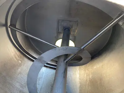 10000 L Stainless Steel Horizontal Insulated Mixing Tank
