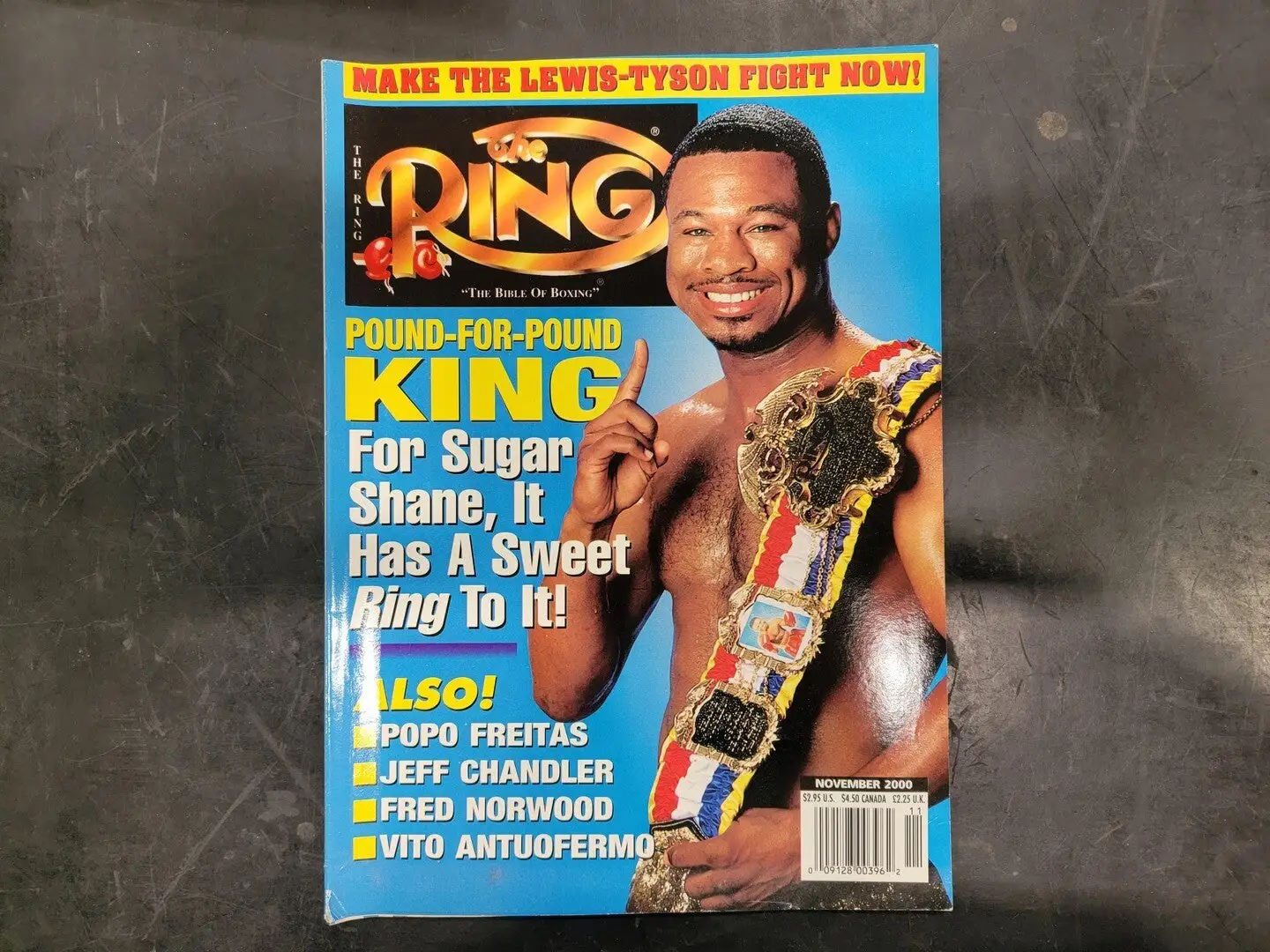 USED THE RING NOVEMBER 2000