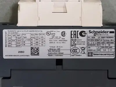 NEW SCHNEIDER ELECTRIC LC1D25BD
