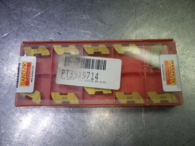 Sandvik Carbide Grooving Inserts QTY10 TLG-3047R 2135 (LOC3108C)