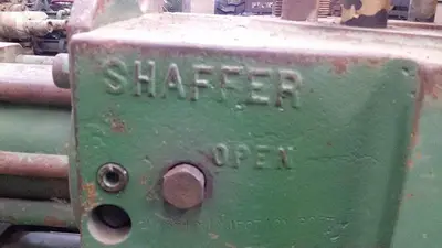 USED SHAFFER SENTINEL II 7 1/16" 5M DOUBLE RAM BOP