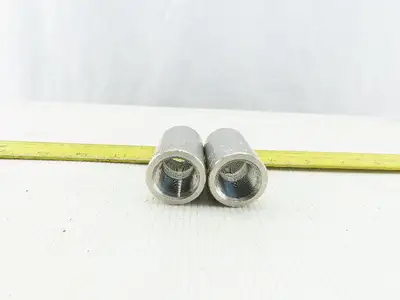 ASP F316/316L 1/2" Stainless Steel Coupling Lot Of 2