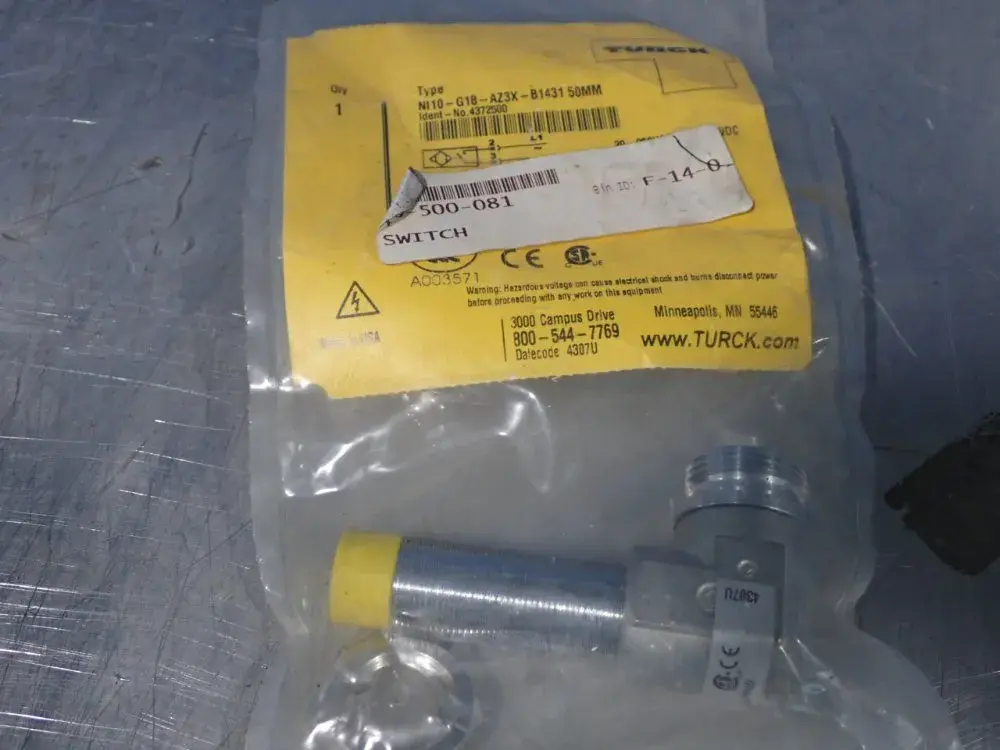 NEW TURCK NI10G18AZ3XB143150MM