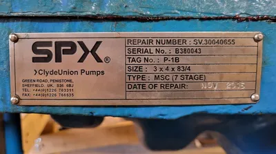 NEW SULZER BINGHAM 3X4X8.75 MSC