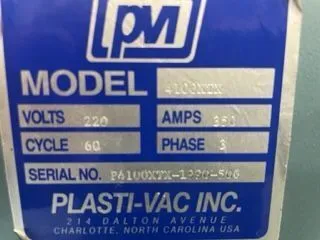 2006 PLASTI-VAC (PVI) 4100XTX Single Station Thermoformers | PlastiMach Corp (5)