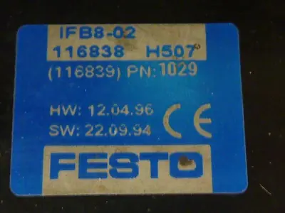 USED FESTO IFB8-02