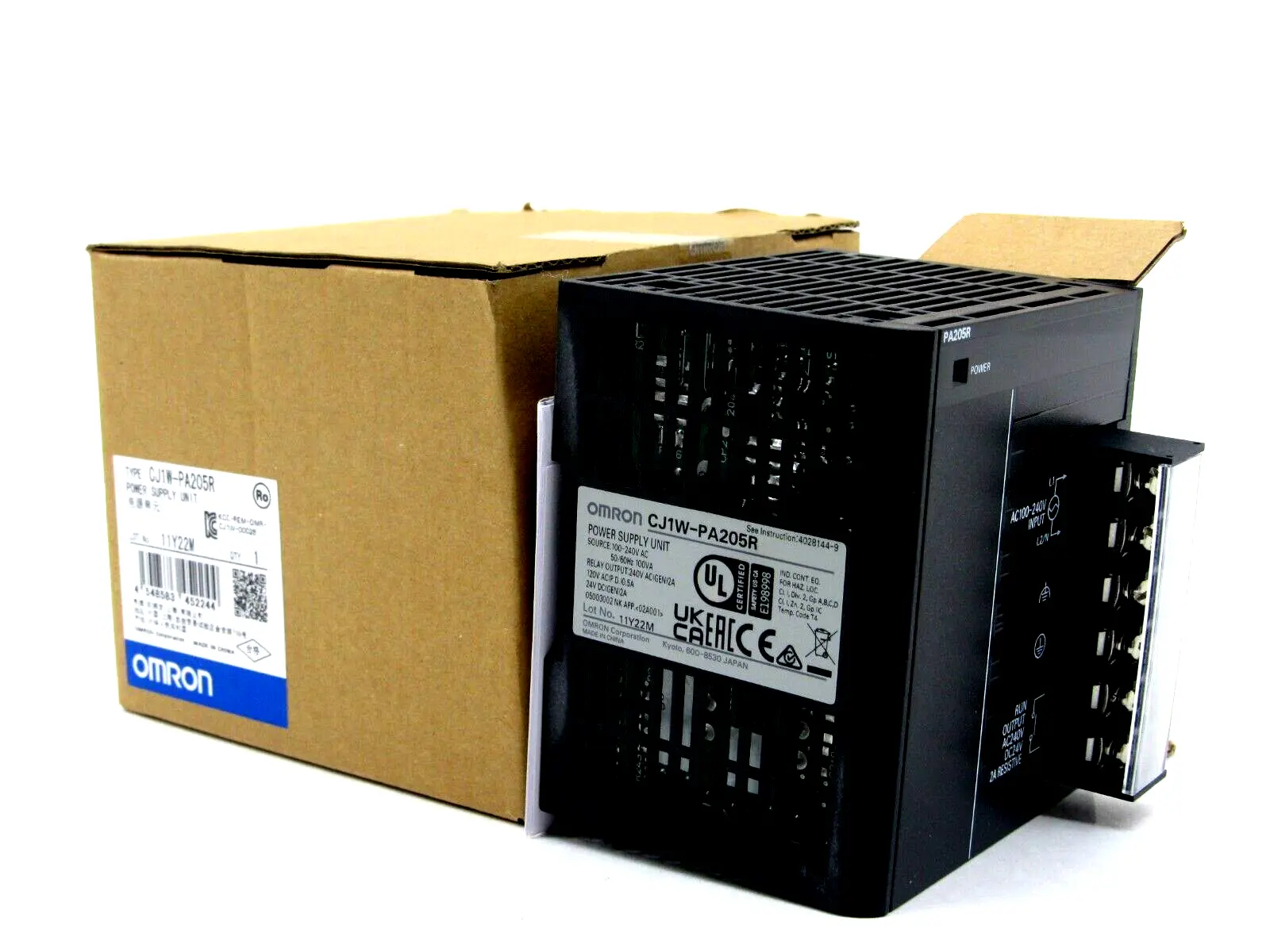 NEW OMRON CJ1W-PA205R POWER SUPPLY UNIT CJ1WPA205R