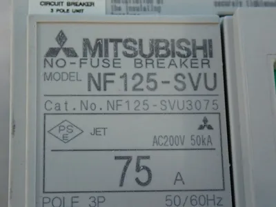 New | in-Stock MITSUBISHI ELECTRIC NF125SVU Circuit Breakers | HGR 24 #731922