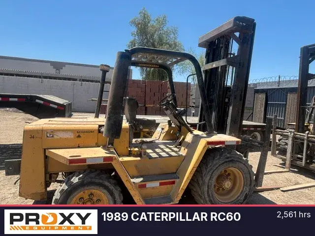 Used 1989 CATERPILLAR RC60 Internal Combustion Forklifts: Pneumatic Tire Arizona US | Proxy Equipment #1426009