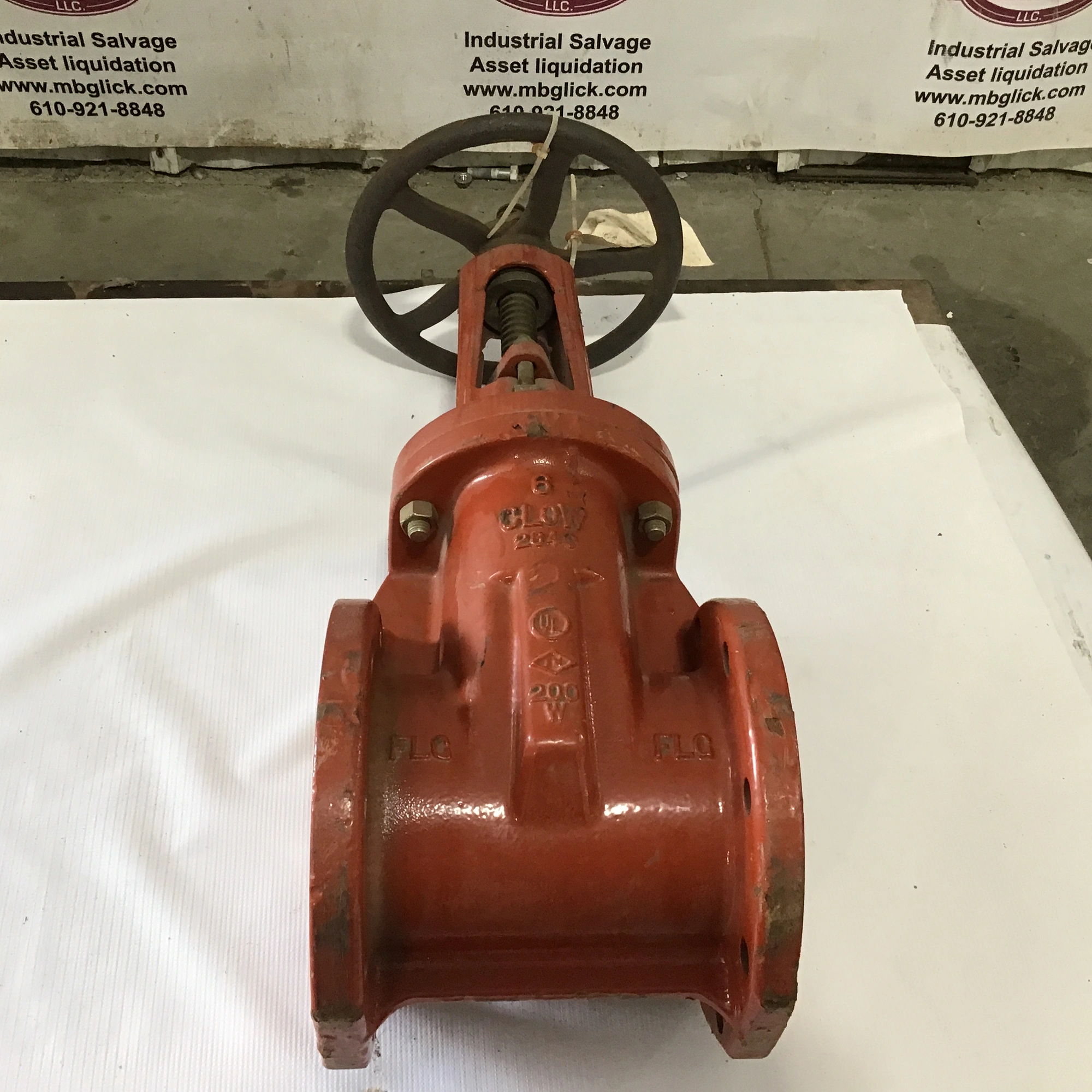 Clow 84277-224507 Iron Flanged Resilient Wedge RW Gate Valve 6″