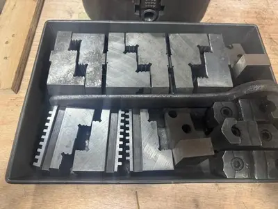 USED CUSHMAN 10 INCH 4-JAW LATHE CHUCK