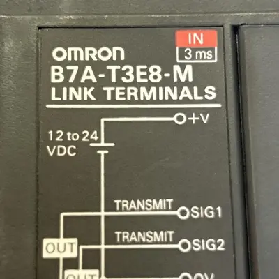 Used OMRON B7A-T3E8-M Misc Electrical & Power Parts Ohio US | Surplus Asset Holdings #1262610