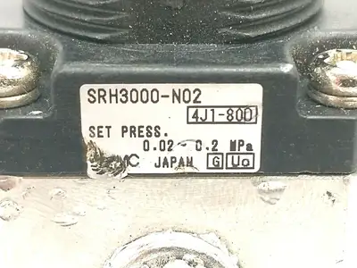 SRH3000-N02 | SMC  Stainless Steel Clean Regulator 1/4" NPT - Used