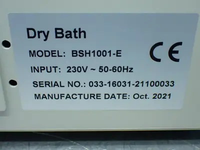 NEW BENCHMARK SCIENTIFIC BSH1001E