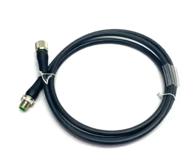USED MURRELEKTRONIK POWER 0° CONNECTION CORDSET M12 MALE TO FEMALE
