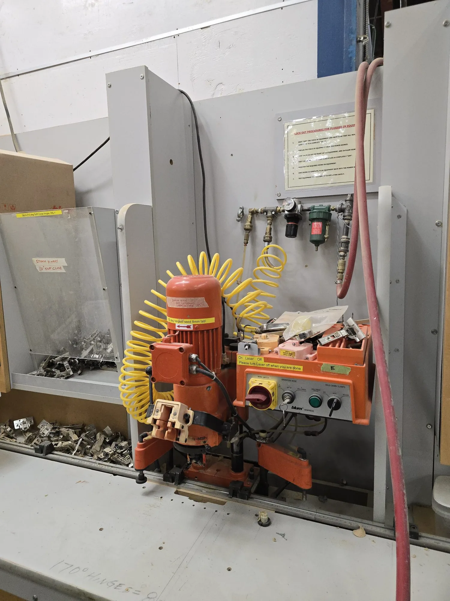 Blum 1989 Hinge Drill