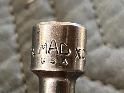 Mac Tools XD86 1/4" SAE 3/8"dr Deep Chrome 6pt Socket
