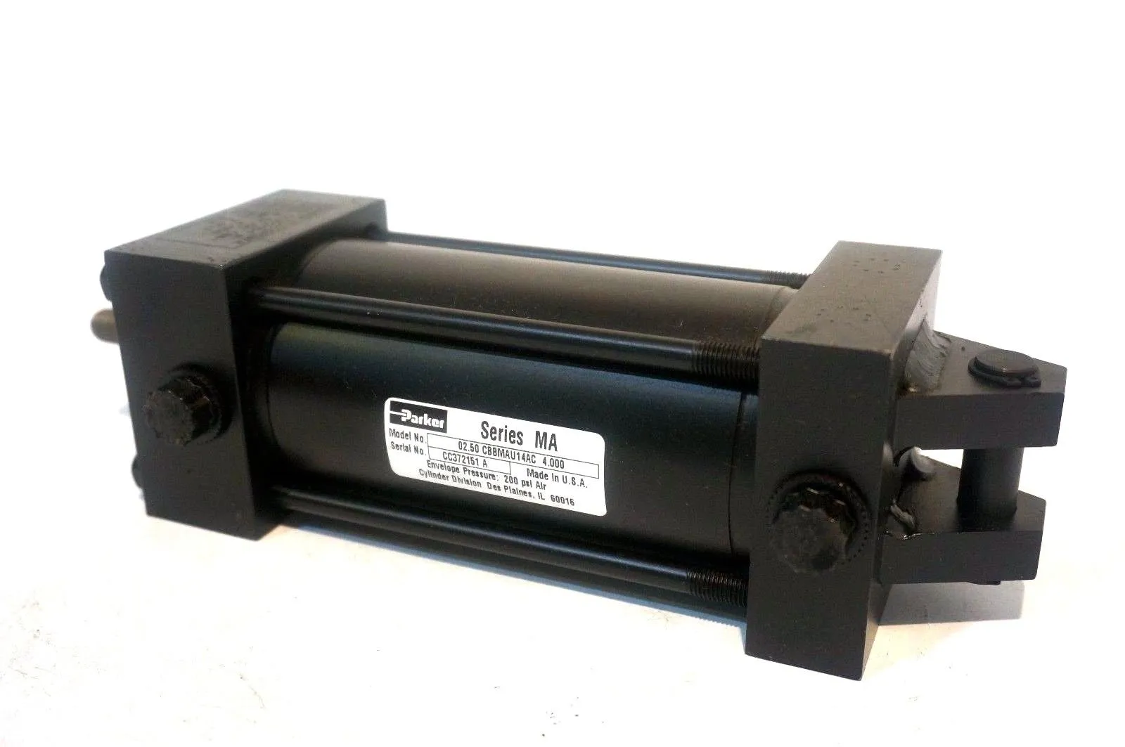 NEW PARKER 02.50 CBBMAU14AC 4.000 CYLINDER SERIES MA