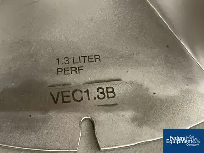 USED Vector 1.3 Liter Coating Pan for Vector LDCS-3, S/S