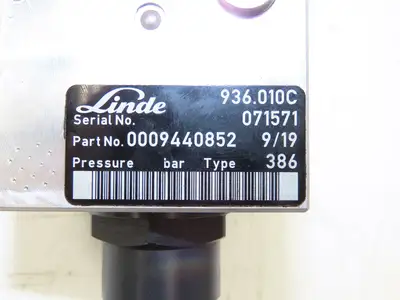 Linde 0009440852 Electric Forklift Brake Control Valve Removed From E20C