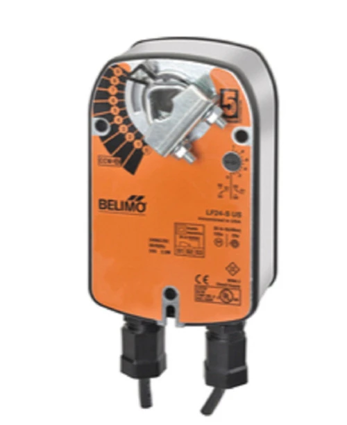 Belimo LF24-S Damper Actuator, 35 in-lb [4 Nm], Spring Return, AC/DC 24 V [New]