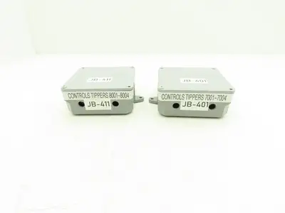 Mantissa Conveyor 000-120-17 Control Board Junction Box Package Tipper Lot of 2