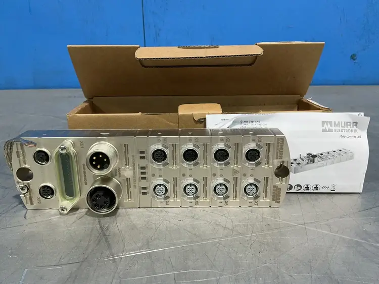 Used MURR ELEKTRONIK MVKMPNIO DIO12 IOL4 IRT PLC Input & Output Ohio US | HGR 24 #1549992