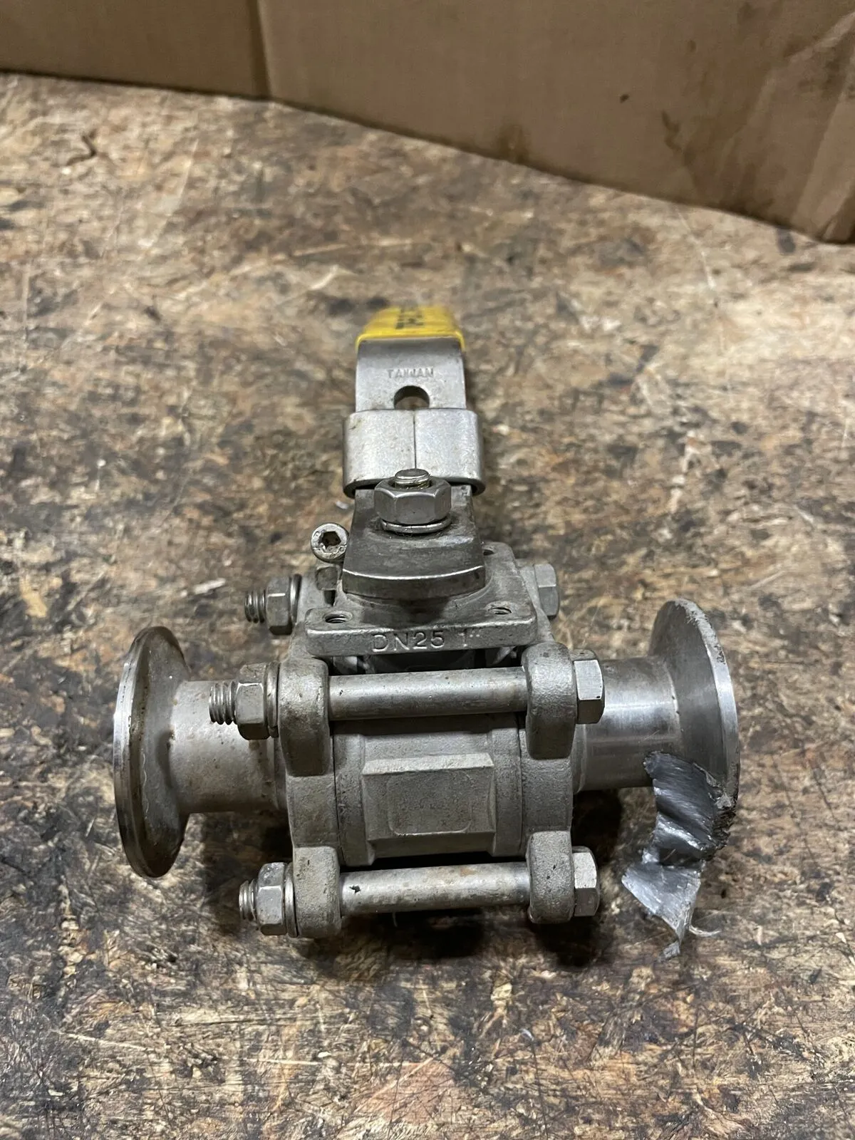 1” 316SS Manual Tri-Clover Clamp Sanitary Ball Valve