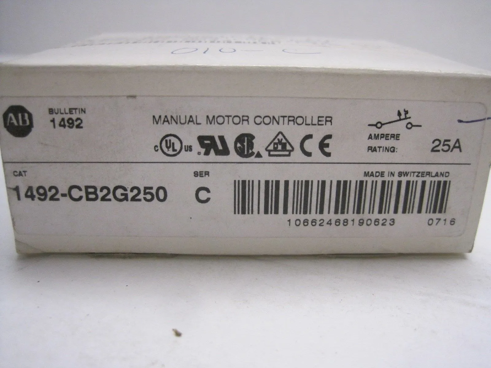 NEW ALLEN BRADLEY 1492CB2G250 MOTOR CONTROLLER 1492CB2G250