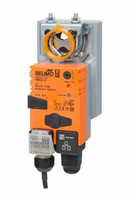Belimo NMB24-IP Damper Actuator, 90 in-lb 10 Nm, Non Fail-Safe, Modulating [New]