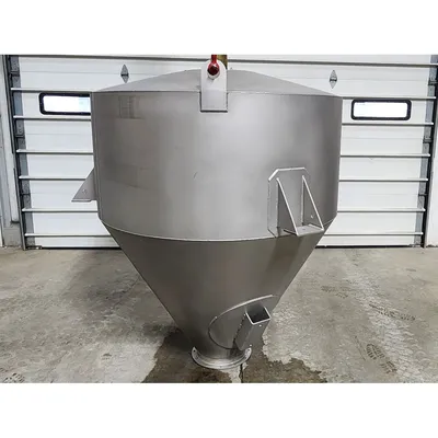 Surplus Shick Esteve Stainless Steel Concentric Scale Hopper 40 Cu/Ft