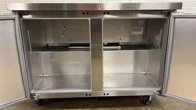 Used Continental Used 48" Continental SW48-N 2 Door Undercounter Refrigerator - STS Undercounter Refrigerators Illinois US | Falcon Restaurant Supply #1373513