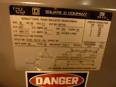 USED SQUARE D 45T76H