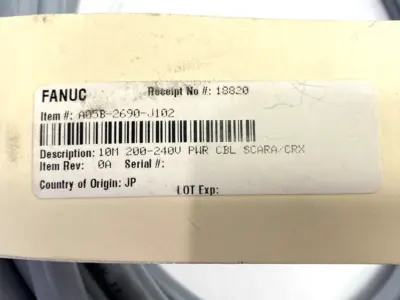 USED FANUC SCARA ROBOT POWER CABLE 10M