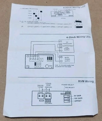 *NEW SURPLUS* Big Digit Series LCD Panel Meter 180500 4-20mA + Warranty!