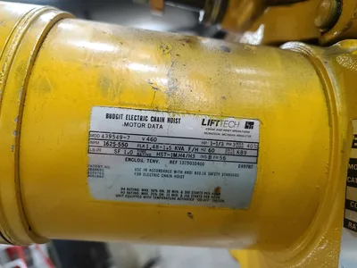 Budgit 3 Ton Hoist Crane System