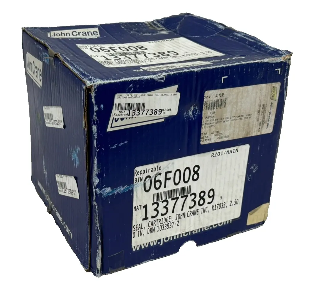 NEW JOHN CRANE 13377389 SEAL CARTRIDGE 2.5" K17033 1033937-2