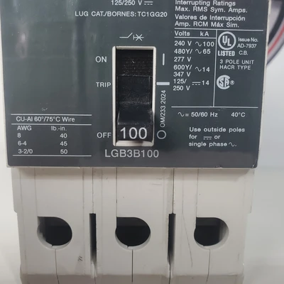 Used Siemens LGB3B100 Miscellaneous Equipment (Electrical & Power) California US | American Industrial Supply Co. #1376985