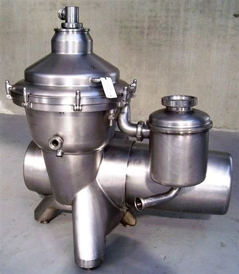 (2) Alfa-Laval MRPX 409 SGV-34 clarifiers, 316SS.