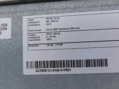 Used ABB _UNKNOWN_ Variable Speed Drives Indiana US | Arrow Industrial #1316614