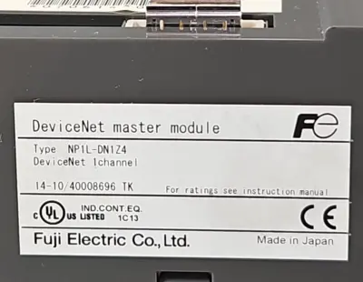 Fuji Electric Co. DeviceNet master module NP1L-DN1Z4 loc4B10